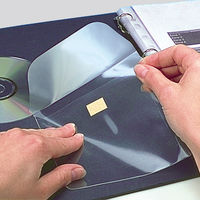 カール事務器 粘着ポケット FD/MOポケット CL-90 1セット(100枚:10枚×10袋)