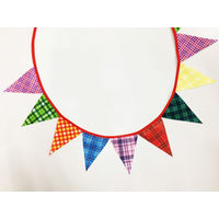 東京製旗 フラッグガーランド NO.4 チェック(格子柄) 402214 1セット