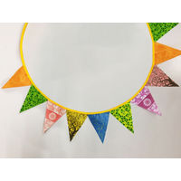 東京製旗 フラッグガーランド NO.8 リーフ・フラワー(花柄) 402219 1セット