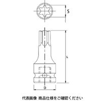 JTC 12.7mmインパクト用スターソケット T60 JTC446060 1個（直送品）