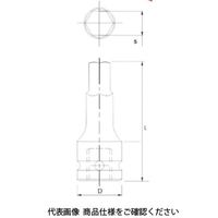 JTC 9.5mmインパクト6角ソケット 6mm JTC345306 1個（直送品）
