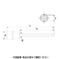 JTC スターロングビットソケット T55 JTC45555120 1個（直送品）