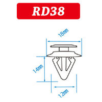 JTC 汎用クリップ(10ケ入り) RD38 1セット(10個)（直送品）
