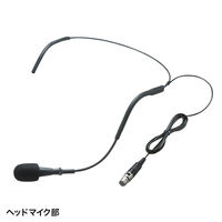 サンワサプライ ワイヤレスヘッドマイク(MM-SPAMP4/7用) MM-SPAMP4WHS 1個