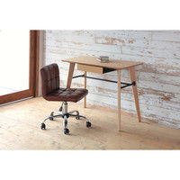 【車上渡し】関家具 TOCOM ANTE（アンテ）デスク ナチュラル 幅1000×奥行500×高さ730mm ED-2956（直送品）