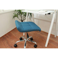 【車上渡し】関家具 TOCOM KLEIN（クライン） キャスタースツール ブルー ED-4362（直送品）