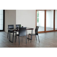 【車上渡し】 関家具 TOCOM CUORE ダイニングテーブル 幅1350×奥行800×高さ730mm ブラック GDT-7699 1台（直送品）