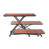 【軒先渡し】 関家具 TOCOM KITE 昇降式テーブル 幅1240×奥行550×高さ700mm ナチュラル RLT-4526 1台（直送品）