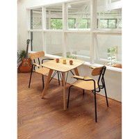 【軒先渡し】 関家具 TOCOM ANTE（アンテ） カフェテーブル 幅650×奥行650×高さ690mm ナチュラル SST-506 1台（直送品）