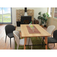 【軒先渡し】 関家具 TOCOM ANTE ダイニングテーブル 幅1350×奥行800×高さ730mm ナチュラル TDT-1336 1台（直送品）