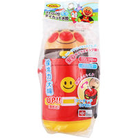 ＡＮストロー付きダイカット水筒（保冷）アンパンマン 400ml ワンタッチOPEN スポーツドリンクを入れても安心 1個 レック