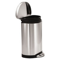 simplehuman セミラウンドステップカン 10L シルバー CW1833 1個