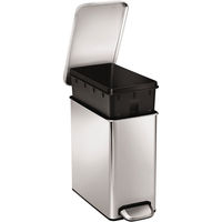 simplehuman プロファイルステップカン 10L シルバー CW1898 1個