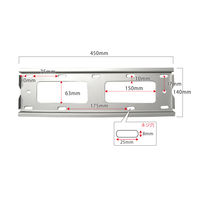 スタープラチナ TVセッターチルト1 Mサイズ ナロープレート ブラック TVSTIGP131MB 1個