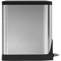 simplehuman（シンプルヒューマン） バタフライステップカン 20L シルバー CW1837 幅26.4×奥行44.7×高さ46.7cm 1個（直送品）