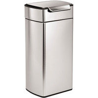 simplehuman（シンプルヒューマン） レクタンギュラータッチバーカン 30L シルバー CW2015 幅34×奥行29×高さ71cm 1個（直送品）