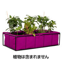 タカショー フェルトプランター スクエア パープル 1セット（2個入）（直送品）