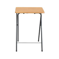 エイ・アイ・エス ワンタッチテーブル（中） ブラウン 幅500×奥行400×高さ700mm OT-800 BR 1台（直送品）