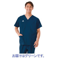 KAZEN スクラブ(男女兼用)グリーンS SMS123-12 S 1枚　スクラブ（直送品）