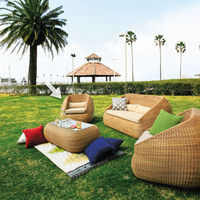 タカショー Brcos ブルコス シングルソファ BHM-01SS（直送品）