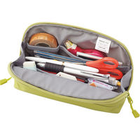 リヒトラブ ワイドオープンペンケース レッド A7688-3 1個