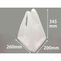 パックスタイル PSフラットランチバッグ M 乳白 00584794 1包：2000枚（100×20）（直送品）