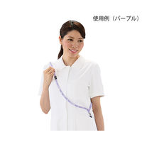 アズワン ネックストラップ (表示:医療スタッフ) パープル M-PP 1本 7-3568-04