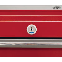 アズワン 救急カート レッド AM930-R 1台 7-4521-01（直送品）