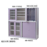 アズワン アルティア中段引違扉ユニット(W1150mmタイプ) NM-1150SG 1台 7-4585-01（直送品）