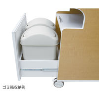 アズワン ウッディオムツ交換車 7-4509-01 1台（直送品）