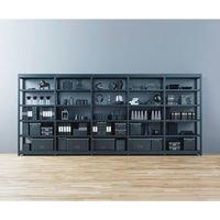 オカムラ BRIO ブリオ ハンガーパイプ セット サテンブラック 8J363B ZN01 592930 1セット（直送品）