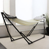 ライフオンプロダクツ Sifflus 自立式ポータブルハンモック SFF-01-WH 1台（直送品）