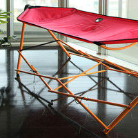 ライフオンプロダクツ Sifflus 自立式ポータブルハンモック SFF-02-RD 1台（直送品）