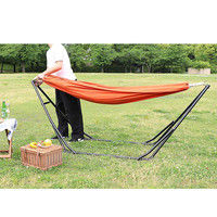 ライフオンプロダクツ Sifflus 3WAY自立式ポータブルハンモック 選べる生地セット オレンジ SFF-38-OR 1台（直送品）