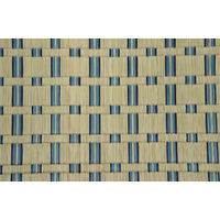 ファミリー・ライフ 本掛川織い草花ござ〈雲仙〉ベージュ 江戸間3畳 幅1740×奥行2610mm 1枚（直送品）