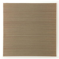 萩原 置き畳 四季（しき） ブラウン 約幅82×奥行82×厚さ1.7cm 1枚（直送品）