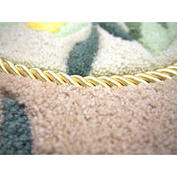 萩原 フック インテリアマット リオン ローズ 約30×110cm 1枚（直送品）