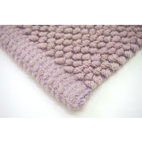 萩原 インド綿マット ラファエロ パープル 約45×65cm 1枚（直送品）