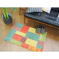 萩原 ベルギー製ラグ・マット パグルン マルチ 約50×80cm 1枚（直送品）