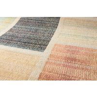 萩原 ベルギー製モケットラグ モード オレンジ 約135×195cm 1枚（直送品）