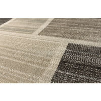 萩原 ベルギー製モケットラグ モード グレー 約195×250cm 1枚（直送品）