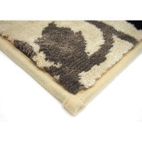 萩原 インテリアマット アイビー2 ベージュ 約70×120cm 1枚（直送品）