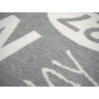 萩原 綿混ラグ ブルックリン グレー 約185×240cm 1枚（直送品）