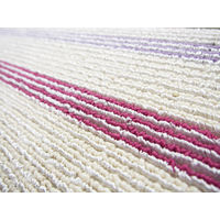 萩原 涼感タフトラグ フロワ パープル 約185×185cm 1枚（直送品）