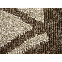 萩原 タフトラグ アルブル ブラウン 約130×185cm 1枚（直送品）