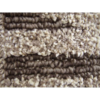 萩原 タフトラグ バロン ブラウン 約185×185cm 1枚（直送品）