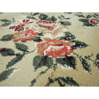 萩原 ウィルトン廊下敷き ロゼ ベージュ 約80×180cm 1枚（直送品）