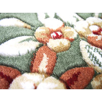 萩原 ウィルトン インテリアマット エーデル グリーン 約60×90cm 1枚（直送品）