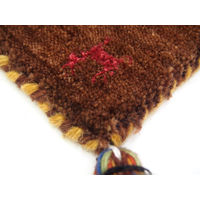 萩原 ギャッベ マット・ラグ LORRI BUFFD L8 約60×90cm 1枚（直送品）