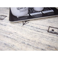 萩原 ギャッベ マット・ラグ LORRI BUFFD L16 約45×75cm 1枚（直送品）